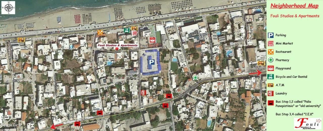 Fouli Studios & Apartments Rethymno Exterior foto